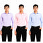 Clothizen Men's Solid Formal Shirt pack of 3 | Light Blue | Lavender | Pink | Premium | Cotton Enriched | Full Sleeves | Comfort Fit | Single Chest Pocket