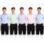 Clothizen Men's Solid Formal Shirt pack of 5 | Medium Blue| Green | Lavender | Pink | Light Blue | Premium | Cotton Enriched | Full Sleeves | Comfort Fit | Single Chest Pocket