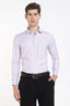 Clothizen Men's Solid Formal Shirt | Lavender | Premium | Cotton Enriched | Full Sleeves | Comfort Fit | Single Chest Pocket