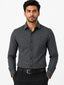 Men's Striped Smart Fit Semi Formal Shirt | Navy Blue | Premium | 100% Cotton | Full Sleeves | Single Chest Pocket