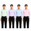 Clothizen Men's Solid Formal Shirt pack of 4 | Green | Lavender | Pink | Light Blue | Premium | Cotton Enriched | Full Sleeves | Comfort Fit | Single Chest Pocket