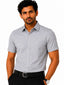 Men's Solid Formal Shirt | Light Grey | Premium | Cotton | Half Sleeves | Single Chest Pocket