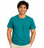 Clothizen Men's Premium 100% Cotton Solid T-Shirt | Rama Green | Round Neck | Half Sleeves | Regular Fit | 180 GSM | Bio-Washed