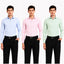 Clothizen Men's Solid Formal Shirt pack of 3 | Light Blue | Green | Pink | Premium | Cotton Enriched | Full Sleeves | Comfort Fit | Single Chest Pocket