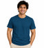 Clothizen Men's Premium 100% Cotton Solid T-Shirt | Peacock Blue | Round Neck| Half Sleeves | Regular Fit | 180 GSM | Bio-Washed