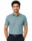 Men's Printed Slim Fit Semi Formal Shirt | Premium | 100% Cotton | Half Sleeves | Single Chest Pocket