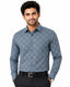 Men's Printed Regular Fit  Semi   Formal Shirt | Premium | 100% Cotton | Full Sleeves | Single Chest Pocket
