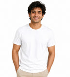 Clothizen Men's Premium 100% Cotton Solid T-Shirt | Black | Round Neck| Half Sleeves | Regular Fit | 180 GSM | Bio-Washed