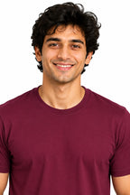 Clothizen Men's Premium 100% Cotton Solid T-Shirt | Black | Round Neck| Half Sleeves | Regular Fit | 180 GSM | Bio-Washed