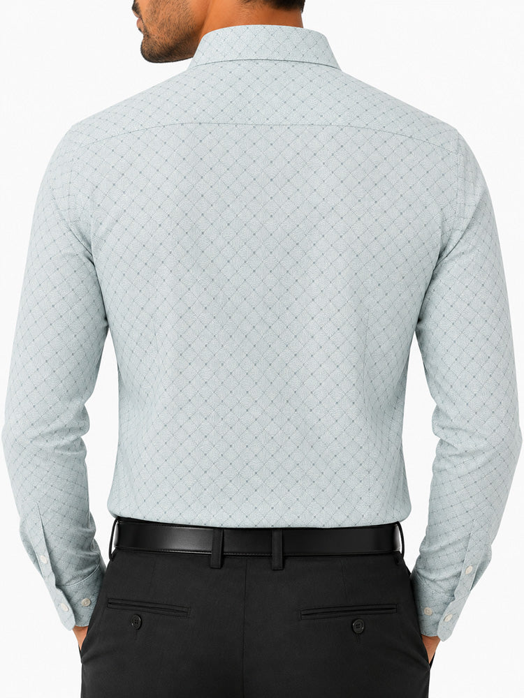 Men's Striped Smart Fit Semi Formal Shirt | Cream | Premium | 100% Cotton | Full Sleeves | Single Chest Pocket