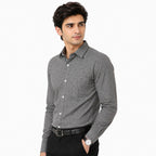 Men's Printed Regular Fit  Semi Formal Shirt | Premium | 100% Cotton | Full Sleeves | Single Chest Pocket