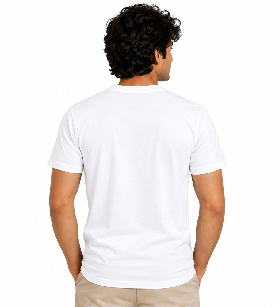 Clothizen Men's Premium 100% Cotton Solid T-Shirt | Black | Round Neck| Half Sleeves | Regular Fit | 180 GSM | Bio-Washed