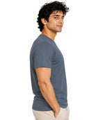 Clothizen Men's Premium 100% Cotton Solid T-Shirt | Black | Round Neck| Half Sleeves | Regular Fit | 180 GSM | Bio-Washed