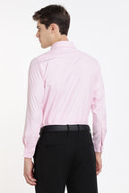 Clothizen Men's Solid Formal Shirt | Lavender | Premium | Cotton Enriched | Full Sleeves | Comfort Fit | Single Chest Pocket