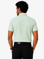 Men's Printed Slim Fit Semi Formal Shirt | Light Beige| Premium | Cotton | Half Sleeves | Single Chest Pocket