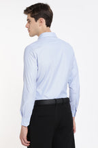 Clothizen Men's Solid Formal Shirt | Lavender | Premium | Cotton Enriched | Full Sleeves | Comfort Fit | Single Chest Pocket