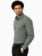 Men's Printed Regular Fit  Semi Formal Shirt | Premium | 100% Cotton | Full Sleeves | Single Chest Pocket