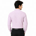 Men's Printed Regular Fit Semi Formal Shirt | Premium | 100% Cotton | Full Sleeves | Single Chest Pocket