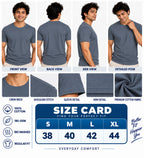Clothizen Men's Premium 100% Cotton Solid T-Shirt | Black | Round Neck| Half Sleeves | Regular Fit | 180 GSM | Bio-Washed