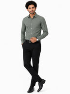 Men's Printed Regular Fit  Semi Formal Shirt | Premium | 100% Cotton | Full Sleeves | Single Chest Pocket