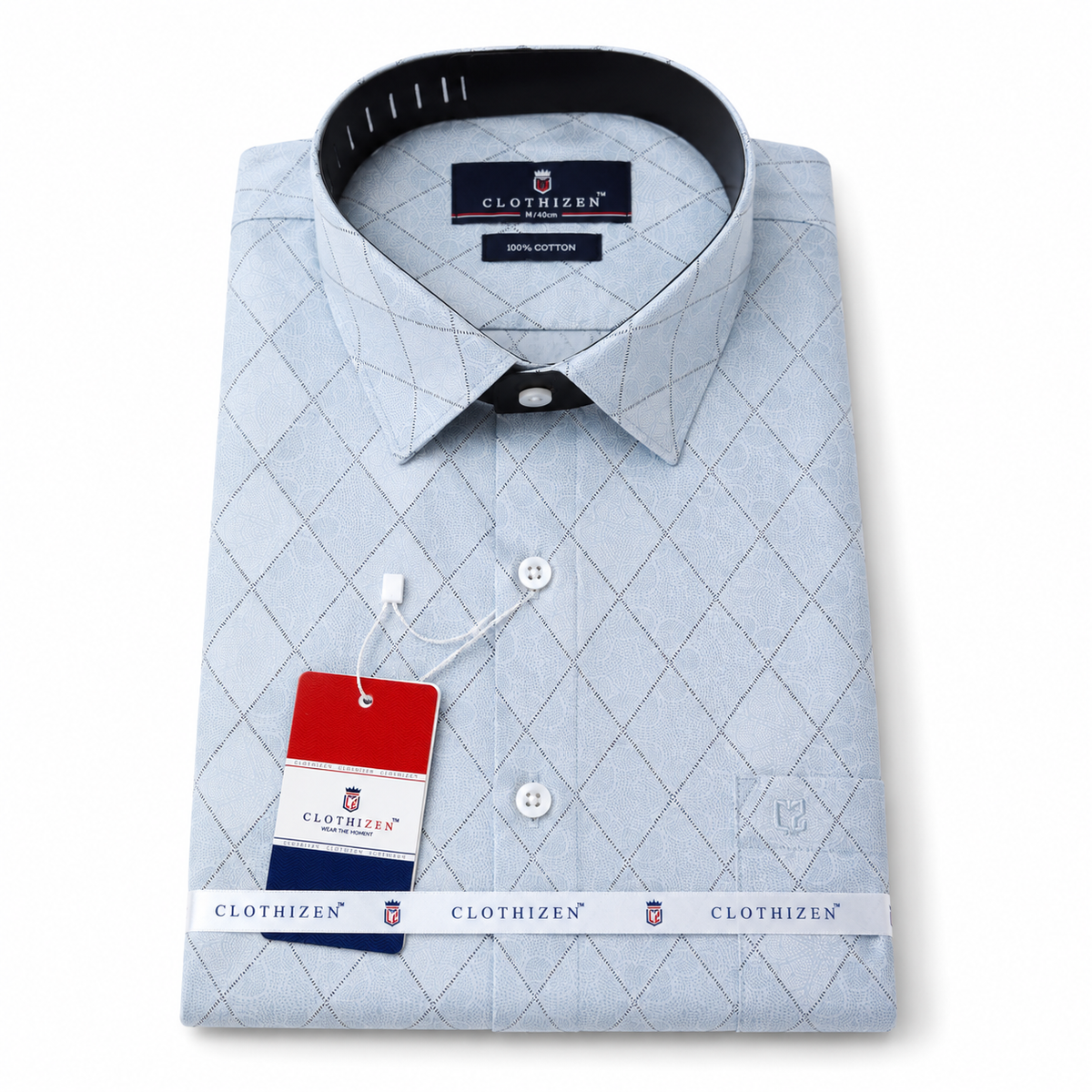 Men's Printed Regular Fit  Semi   Formal Shirt | Cream | Premium | 100% Cotton | Full Sleeves | Single Chest Pocket