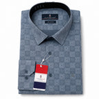 Men's Printed Regular Fit  Semi   Formal Shirt | Premium | 100% Cotton | Full Sleeves | Single Chest Pocket