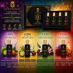 Clothizen Unisex Luxury Perfume Gift Set | Good Luck Series | 4x20ml | Long Lasting Perfume | Woody, Aquatic,Jasmine,saffron & Musk Fragrance Notes| Eau de Parfum  -  80 ml (For Men & Women)